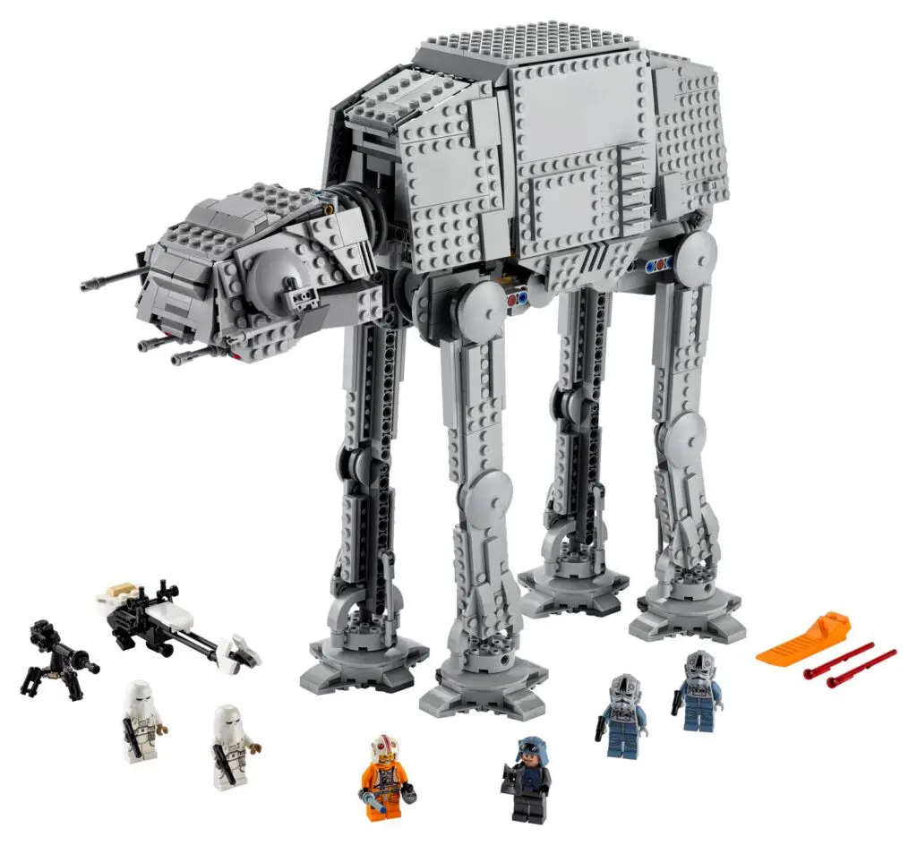 LEGO AT-AT set with minifigures