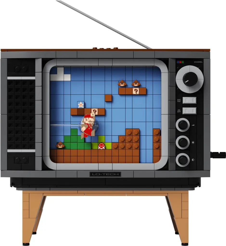 Classic gaming on a blocky TV screen