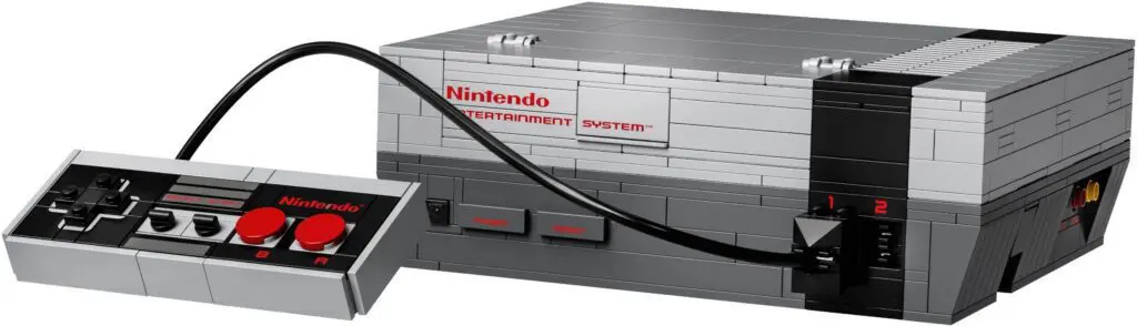 LEGO NES set with gamepad