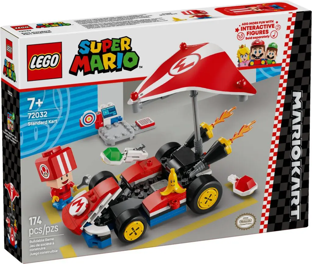 LEGO set with kart and accessories