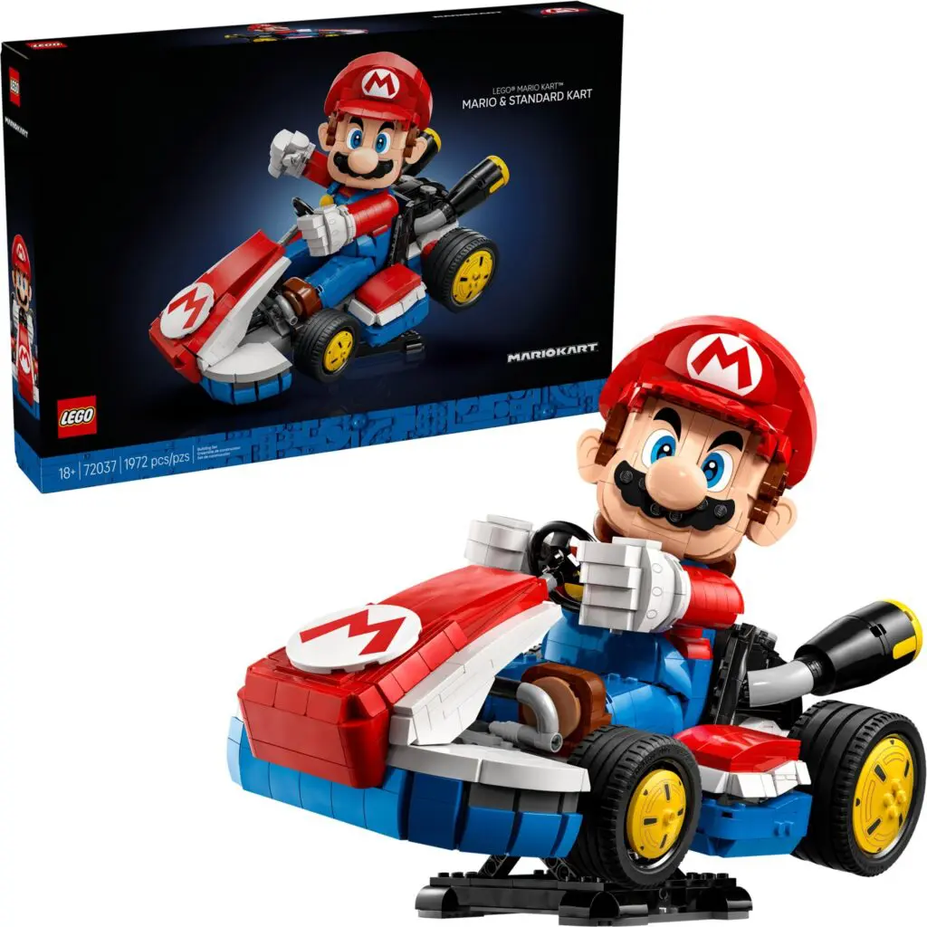 LEGO Mario Kart set with box