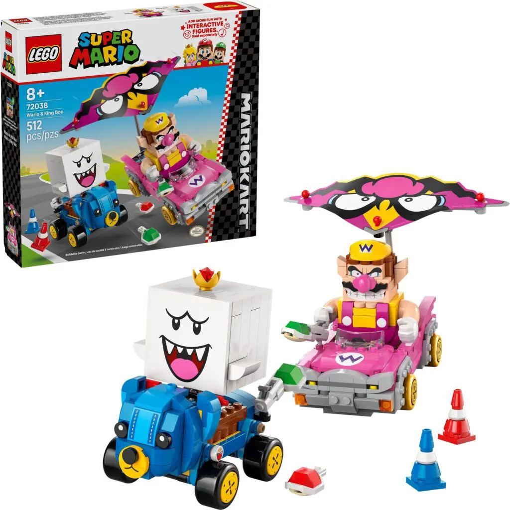 Wario and King Boo LEGO figures