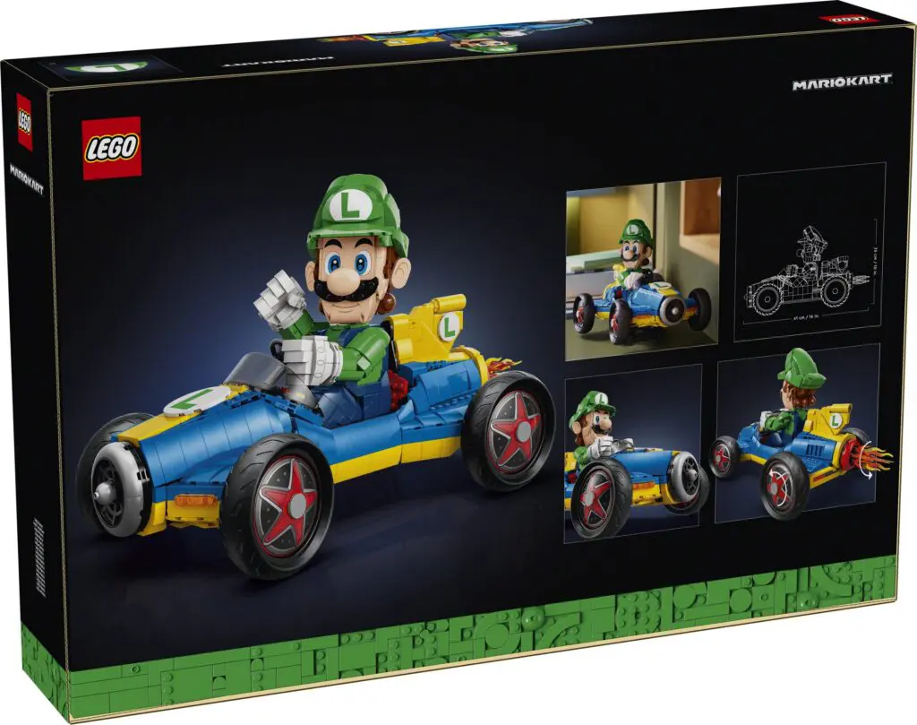 LEGO Luigi in Mario Kart set box