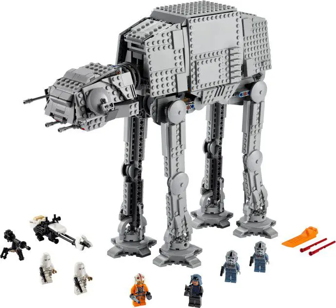 AT-AT model and character figures