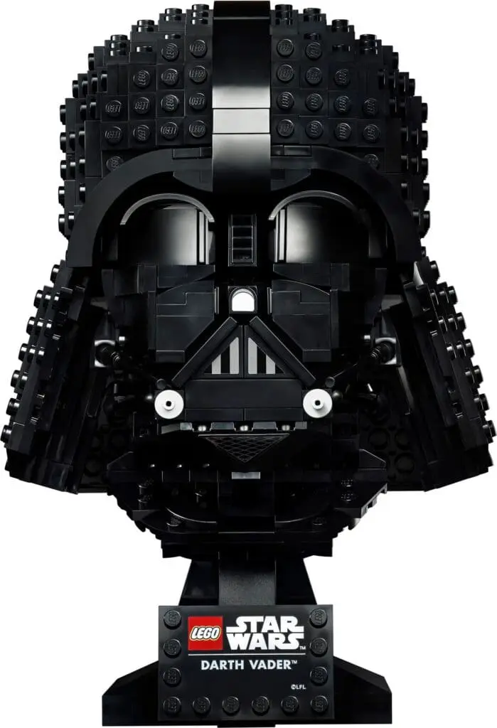 LEGO Darth Vader helmet model