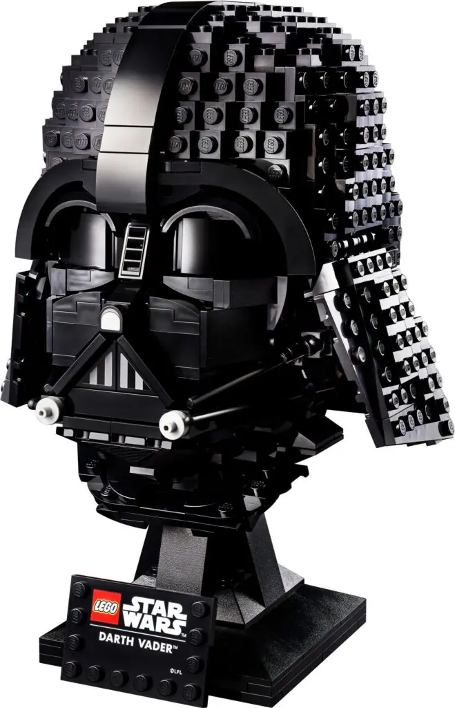 LEGO Darth Vader helmet model