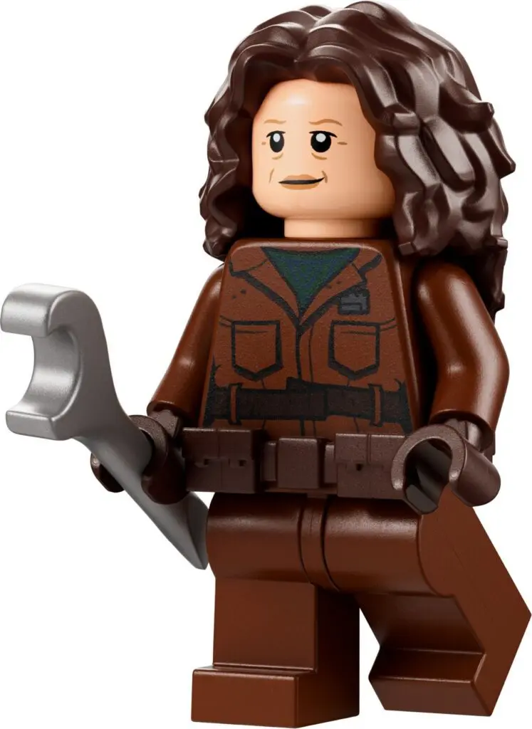 LEGO minifigure with a wrench