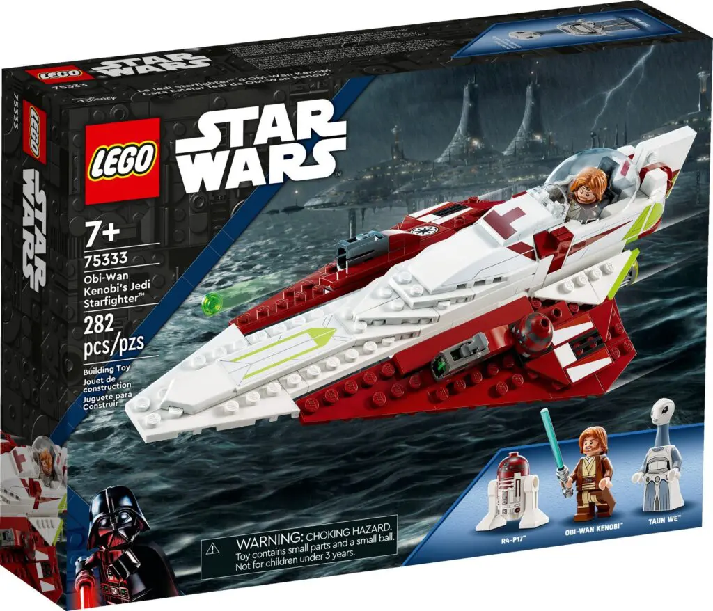 282-piece LEGO Jedi Starfighter kit