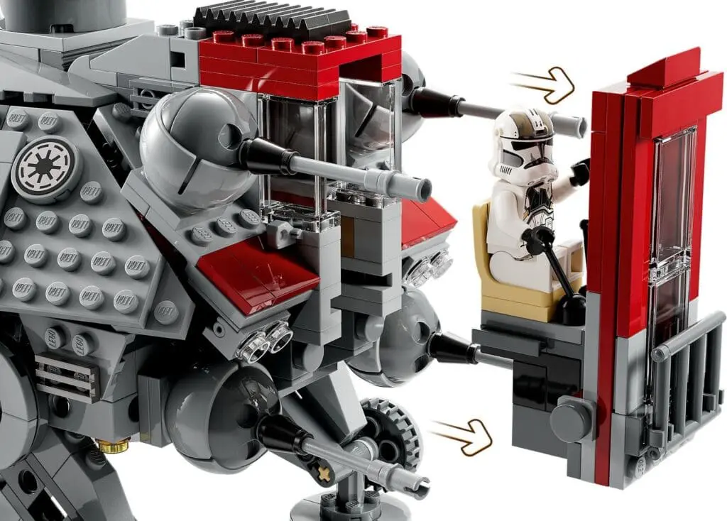 Star Wars LEGO vehicle close-up