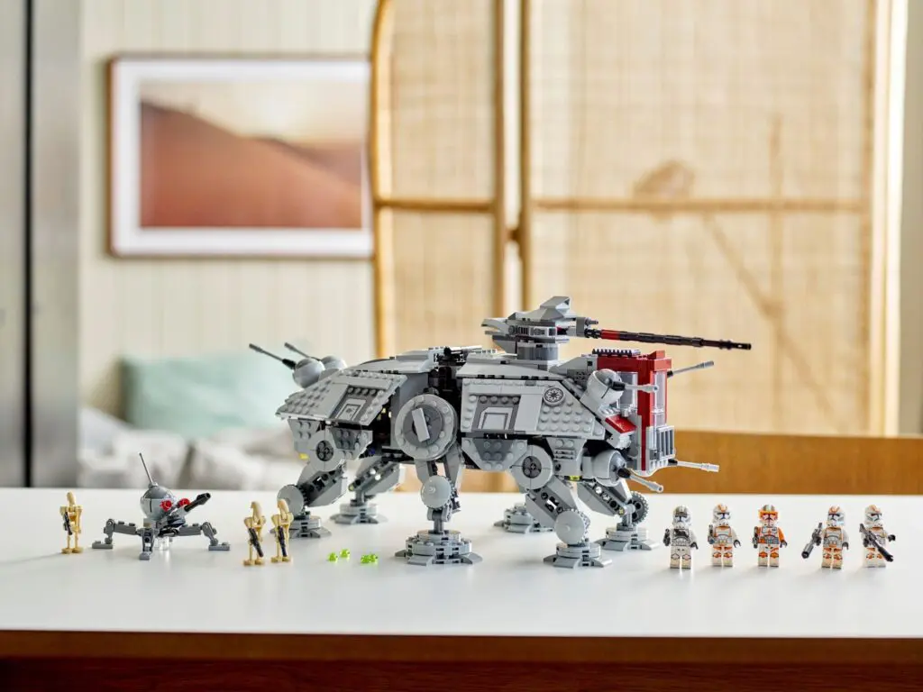 LEGO Star Wars set on display