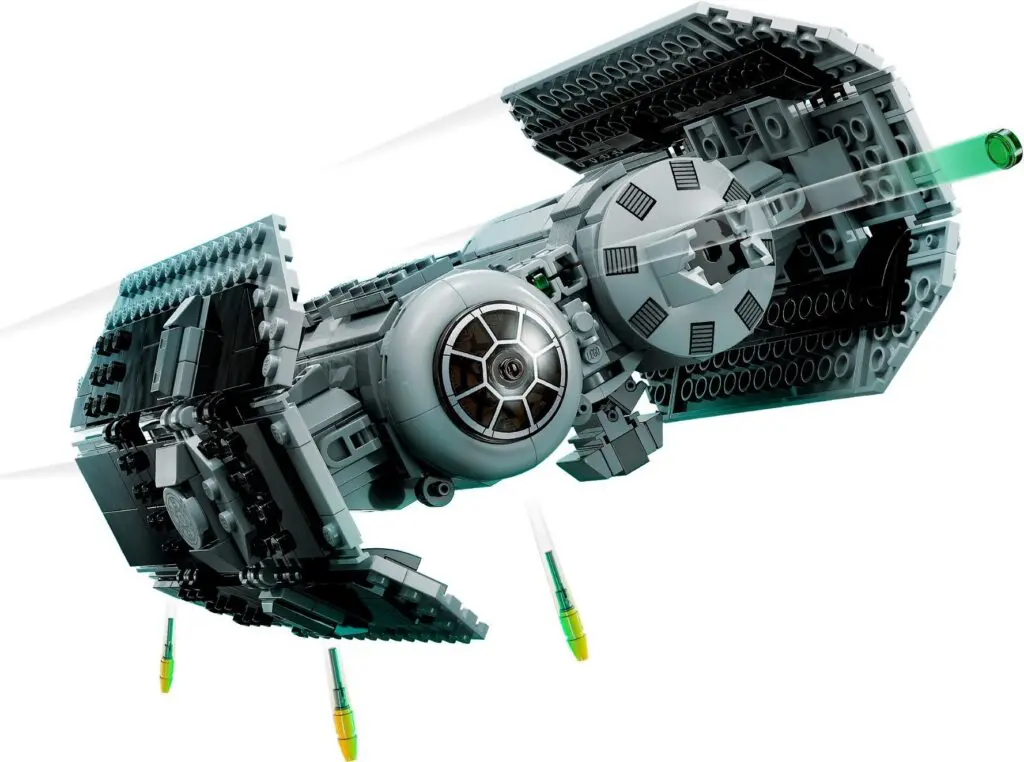 Detailed Lego model of a starfighter