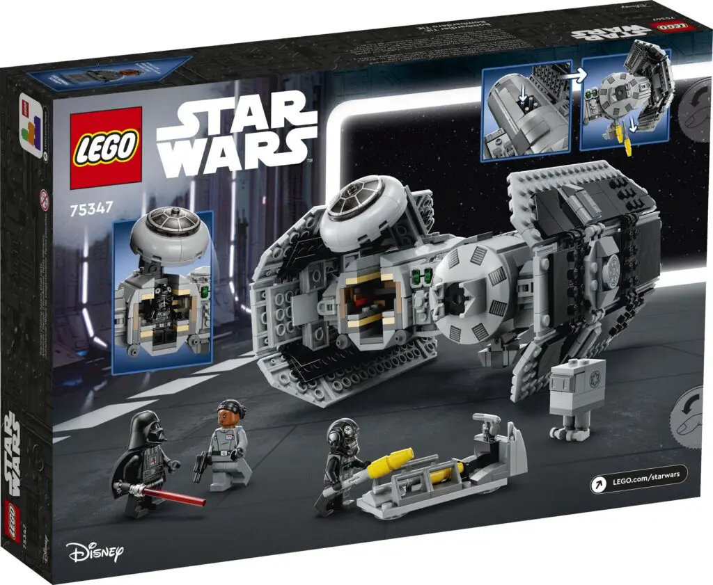 LEGO set featuring Star Wars spacecraft