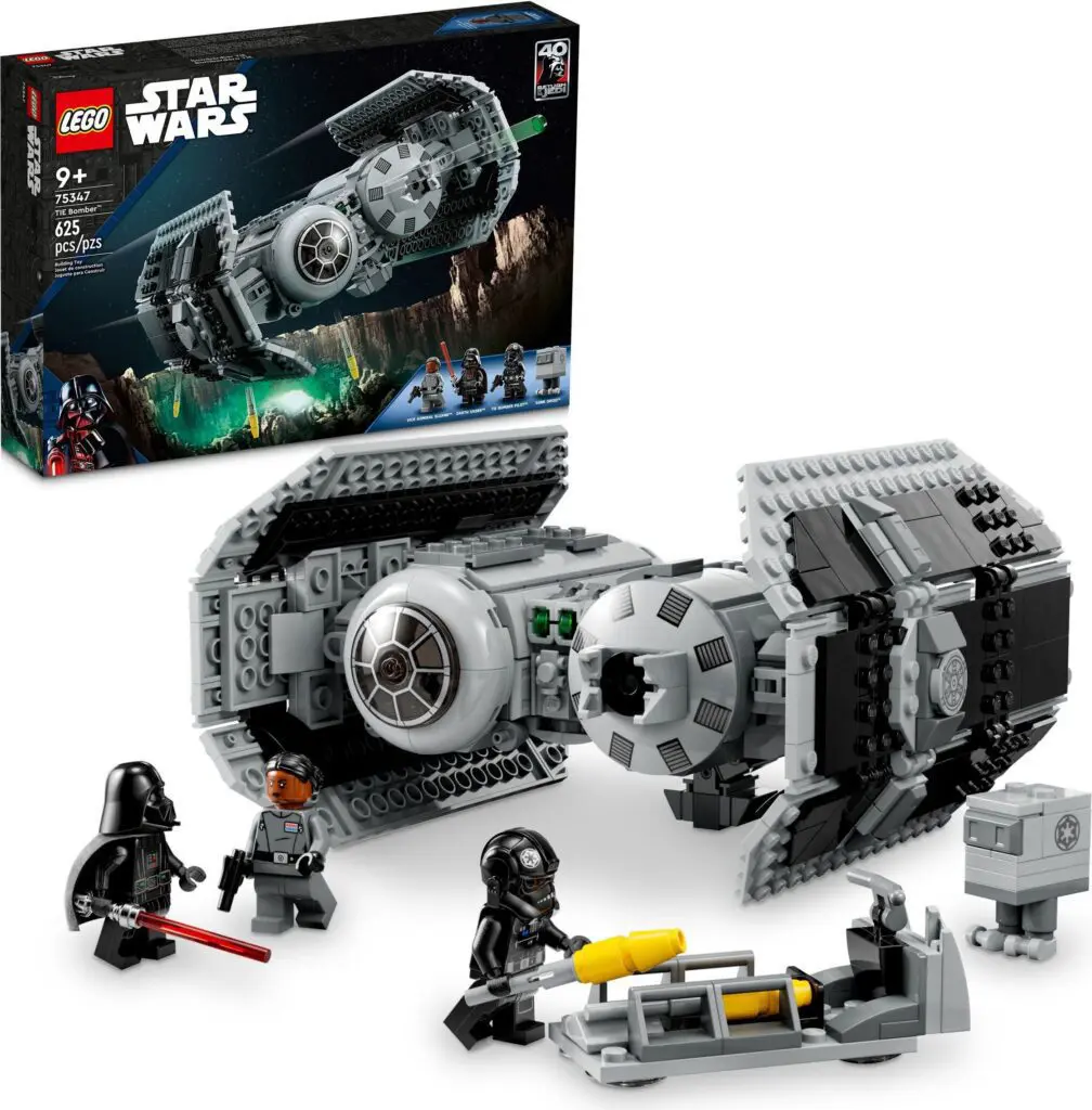 Star Wars LEGO TIE Bomber display