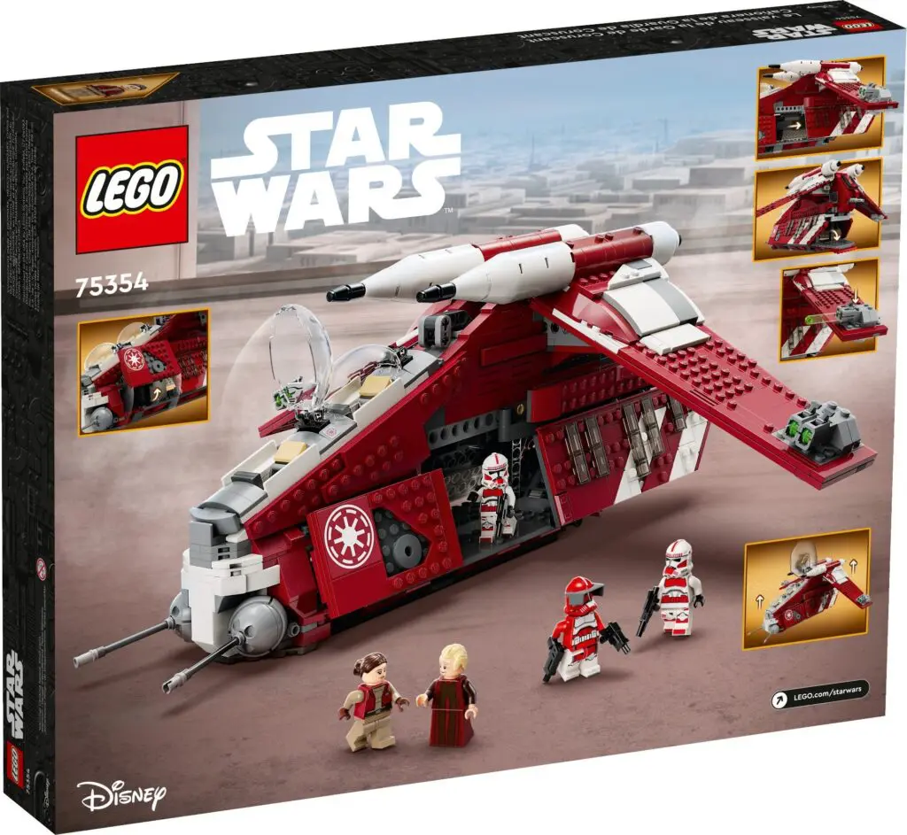 LEGO Star Wars ship building set