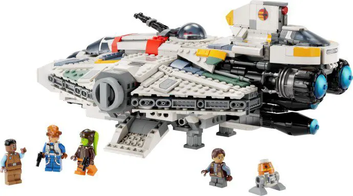 Starship building set and characters