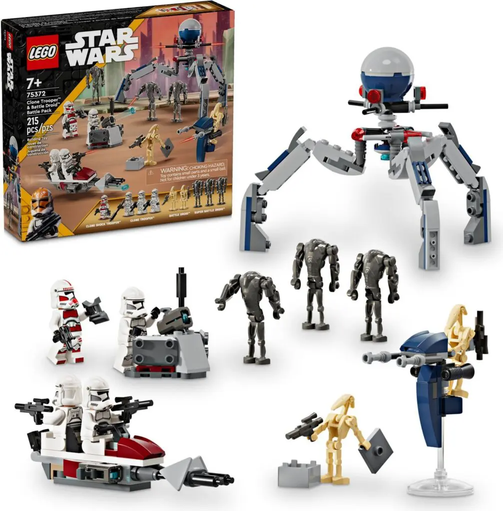 LEGO Star Wars droid battle set
