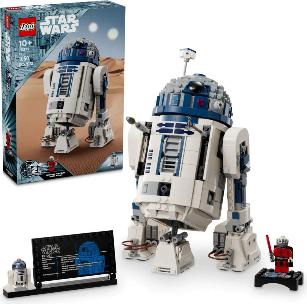 LEGO Star Wars R2-D2 set display