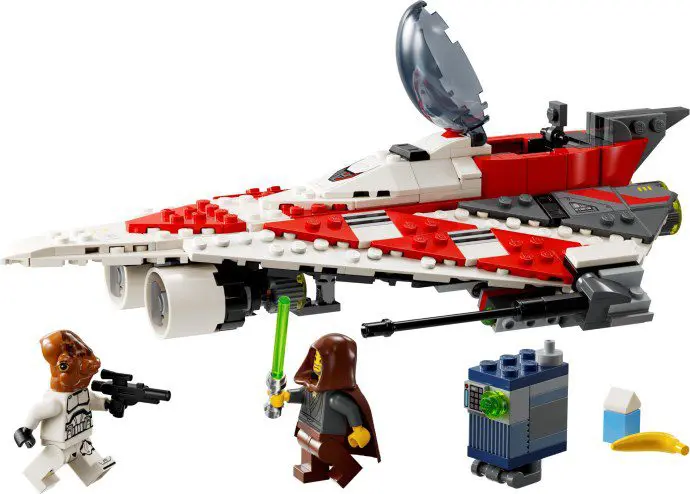 Lego spaceship with characters