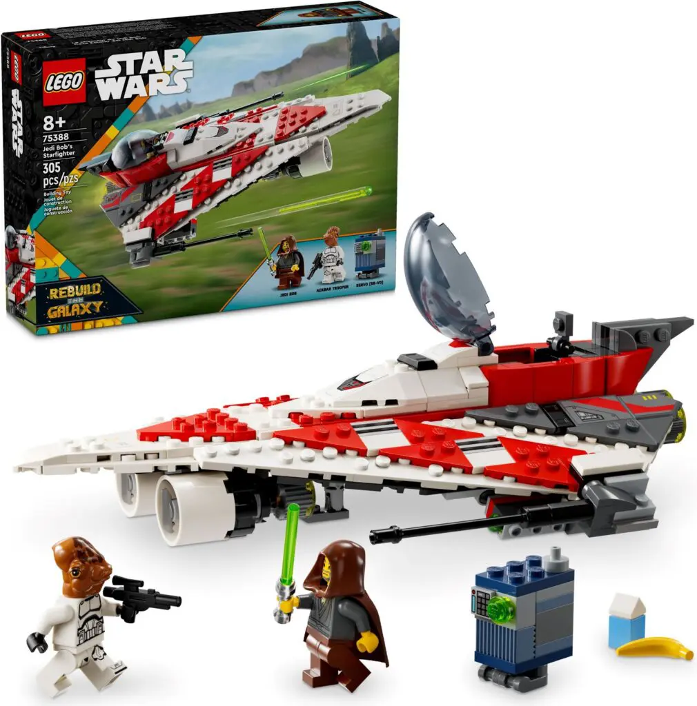 LEGO Star Wars set with spaceship