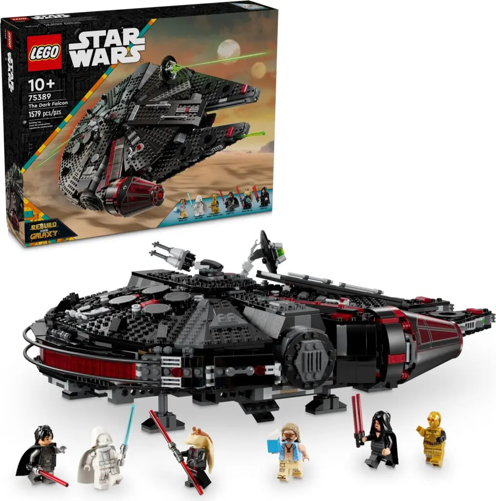 LEGO Star Wars ship and minifigures set