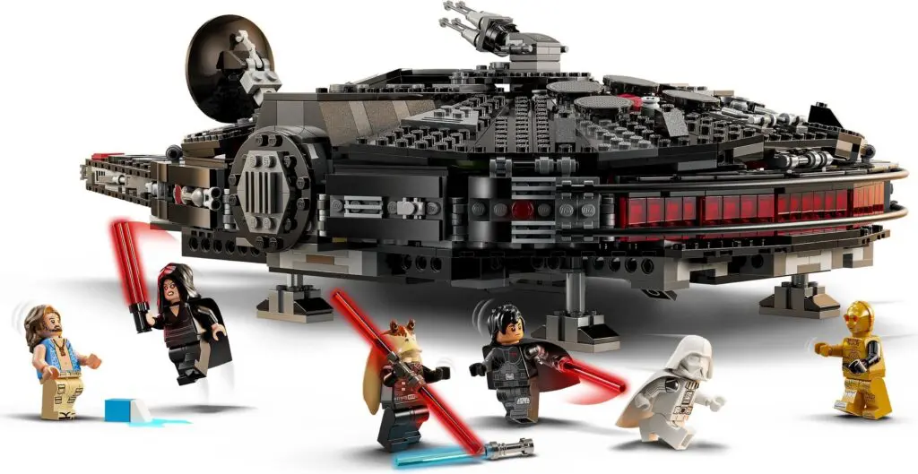LEGO spaceship with mini figures