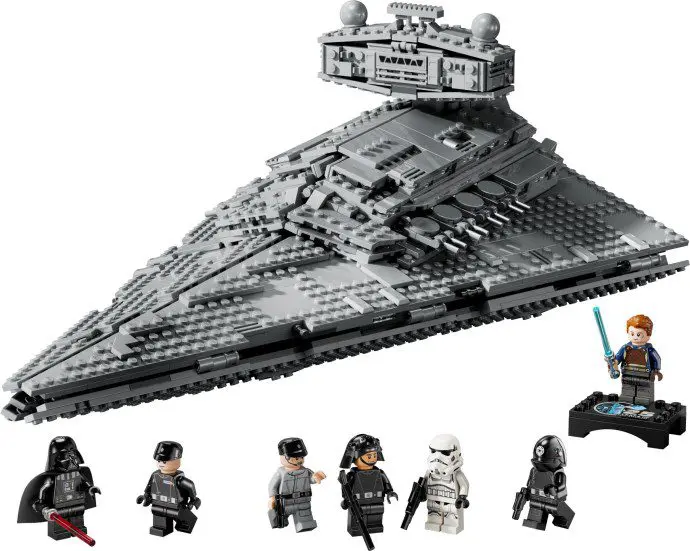 LEGO Star Destroyer with minifigures