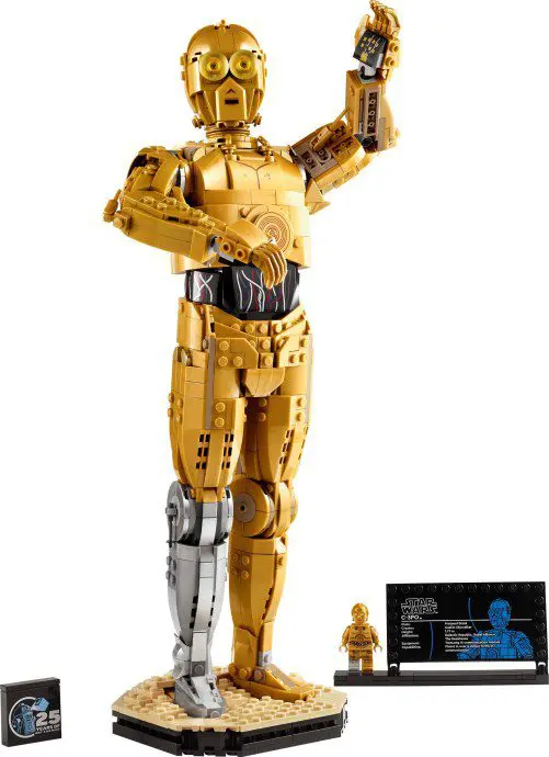 LEGO C-3PO figure and accessories