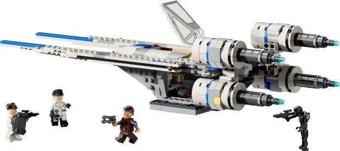 LEGO spaceship with mini-figures