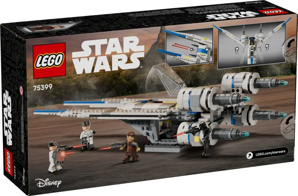 LEGO Star Wars spaceship set box