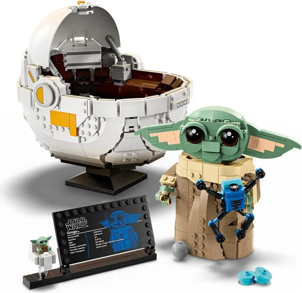 Star Wars LEGO set with Baby Yoda