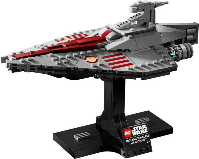 Star Wars LEGO ship with label