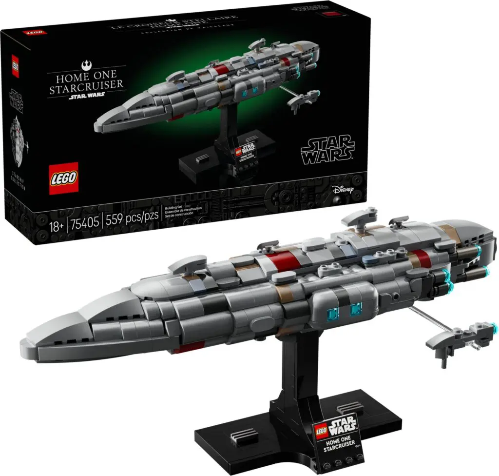 Home One Starcruiser LEGO display set