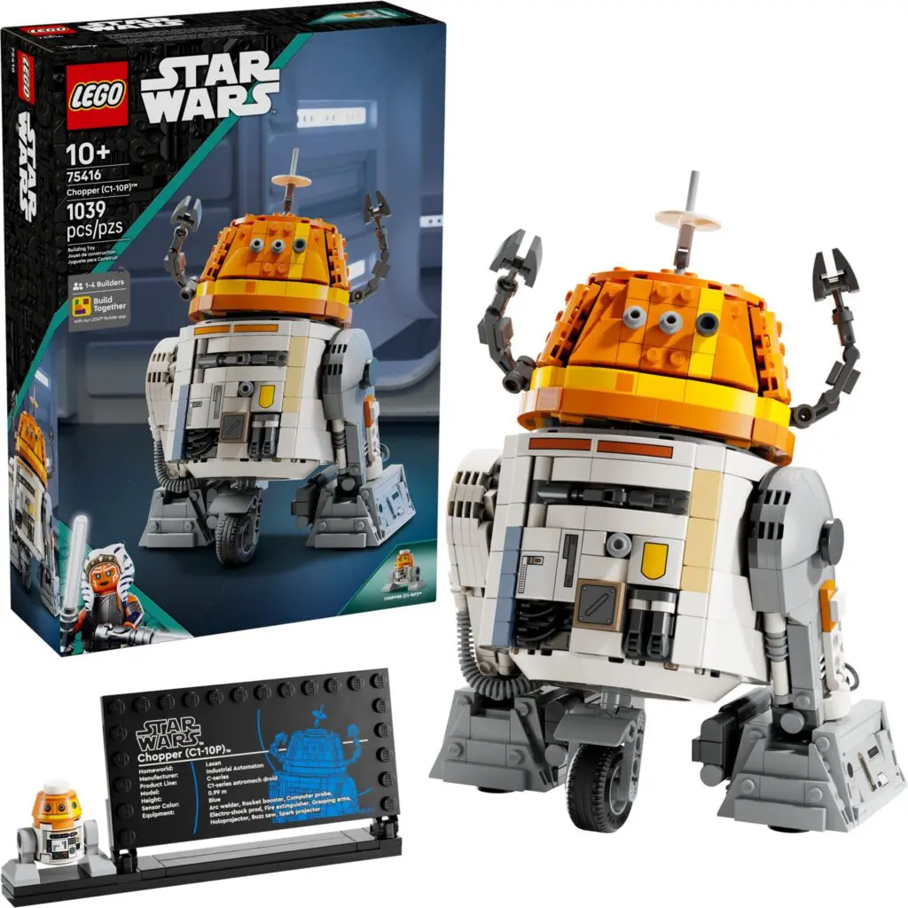 Star Wars LEGO display set