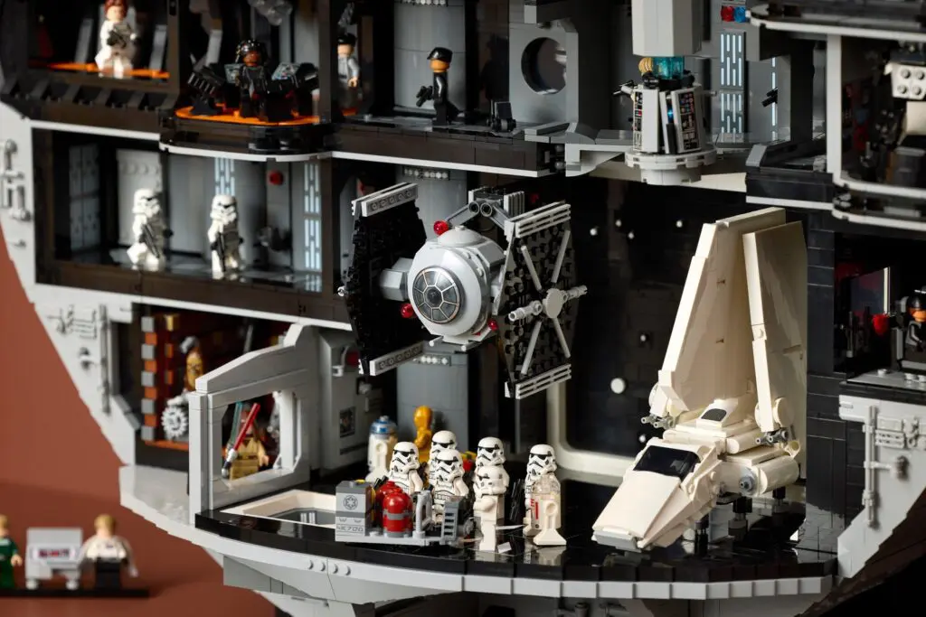 LEGO Star Wars Death Star set display