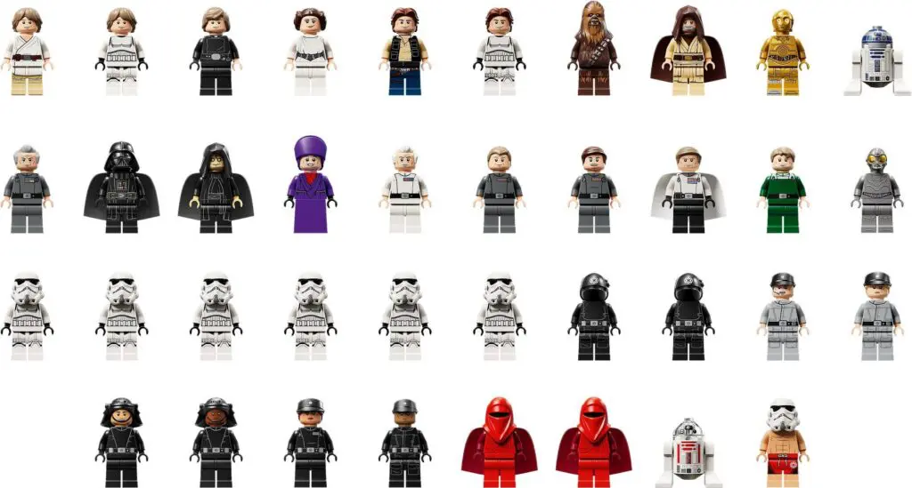 Collection of LEGO Star Wars characters