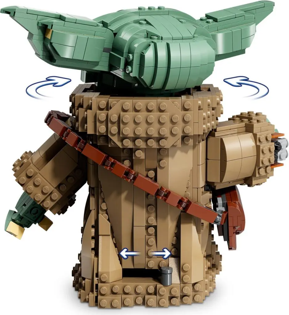 LEGO character with rotating head