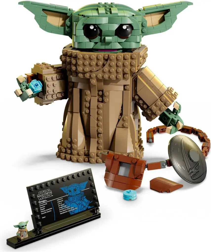 LEGO Baby Yoda set with accessories
