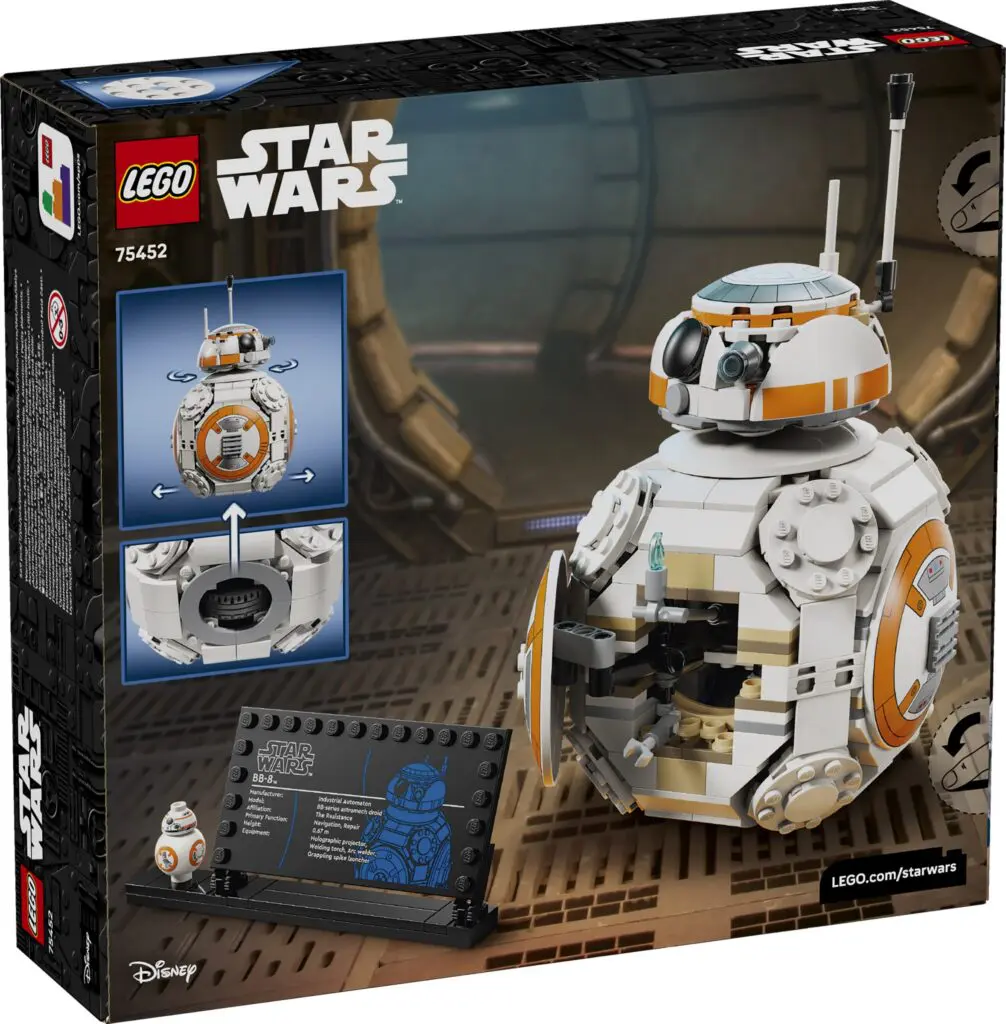 BB-8 LEGO model packaging