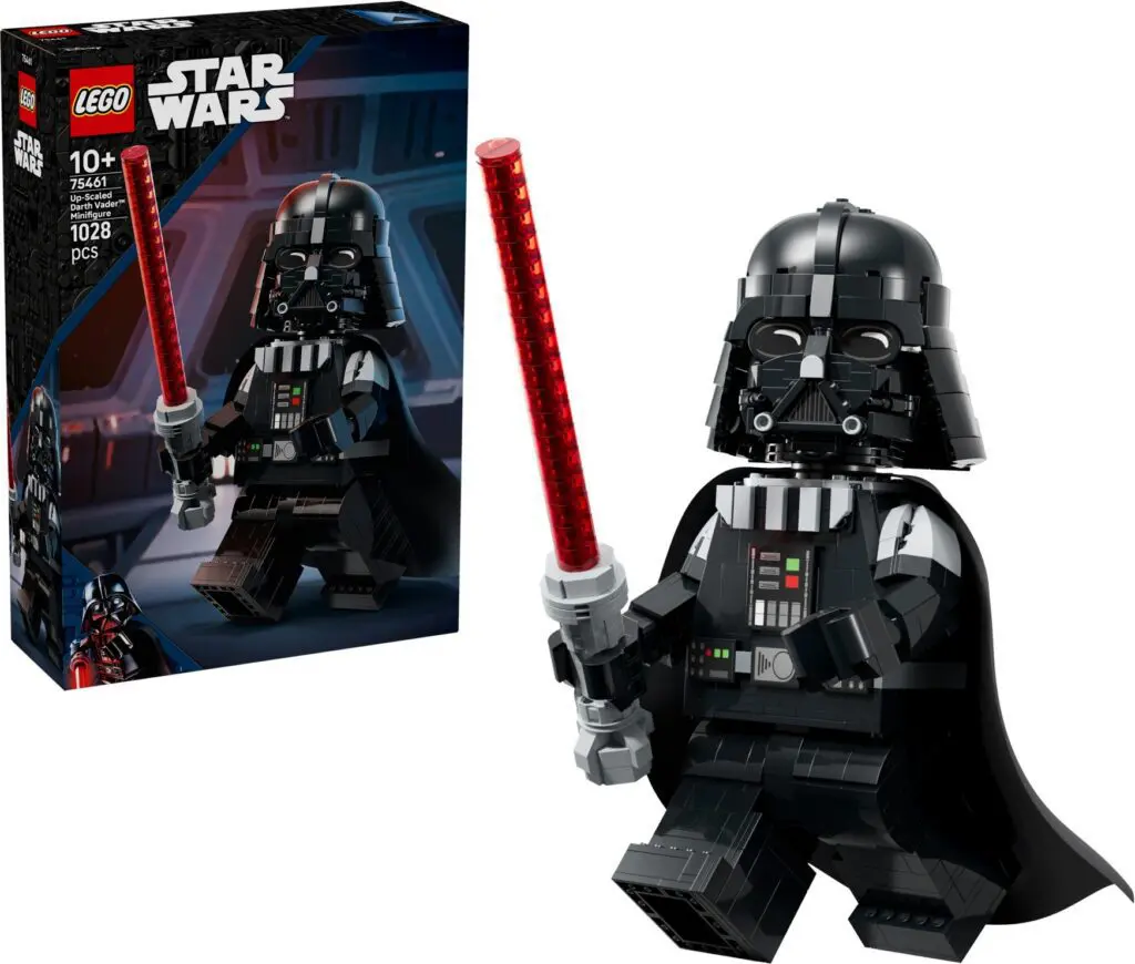 LEGO Darth Vader with lightsaber