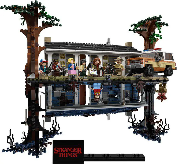 LEGO Stranger Things set with characters