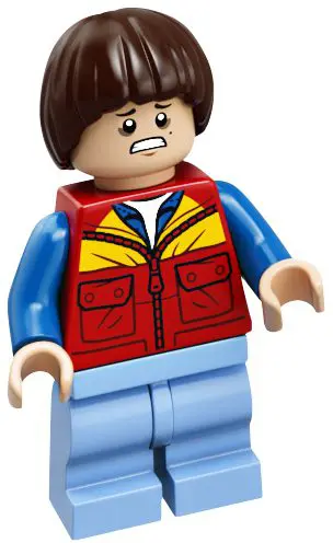 Toy character in blue pants
