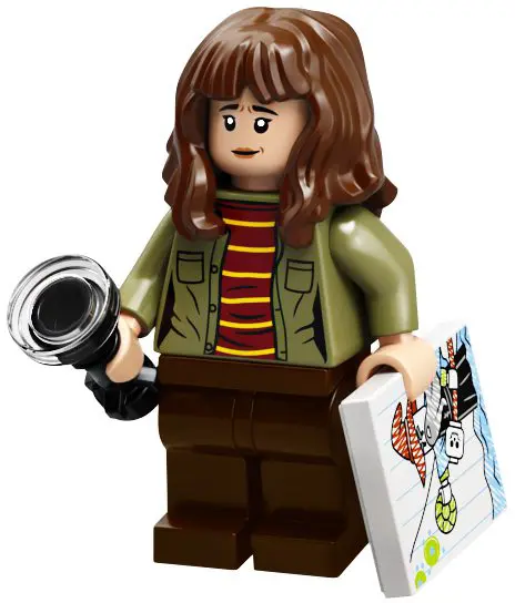 LEGO minifigure in striped shirt and jacket