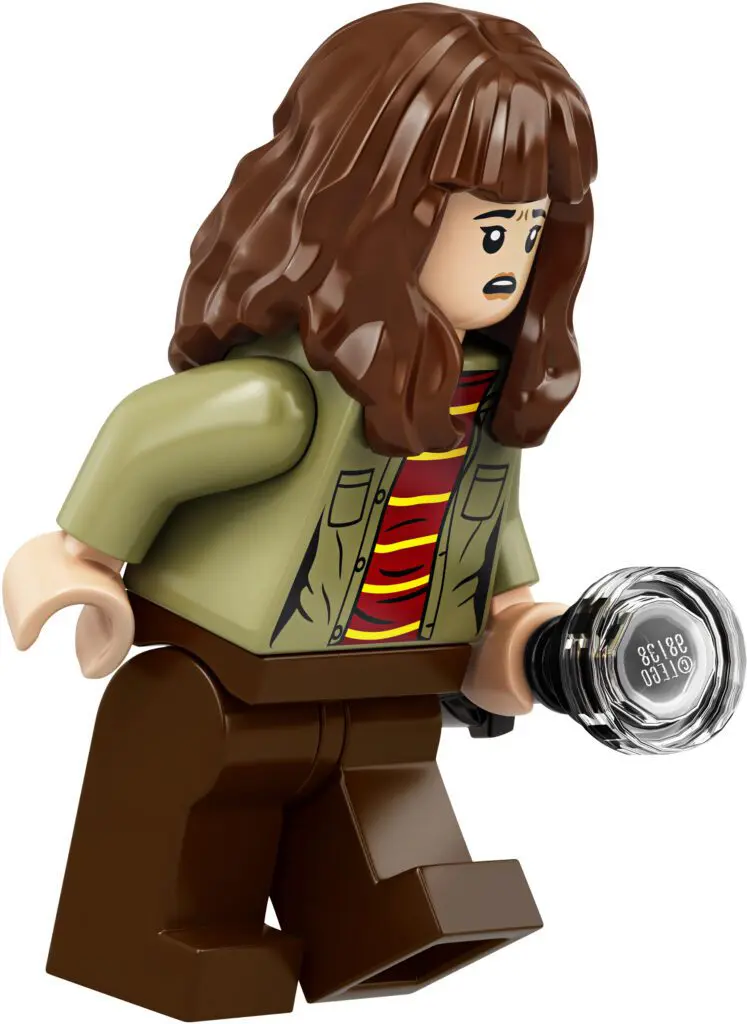 Toy figure with brown hair