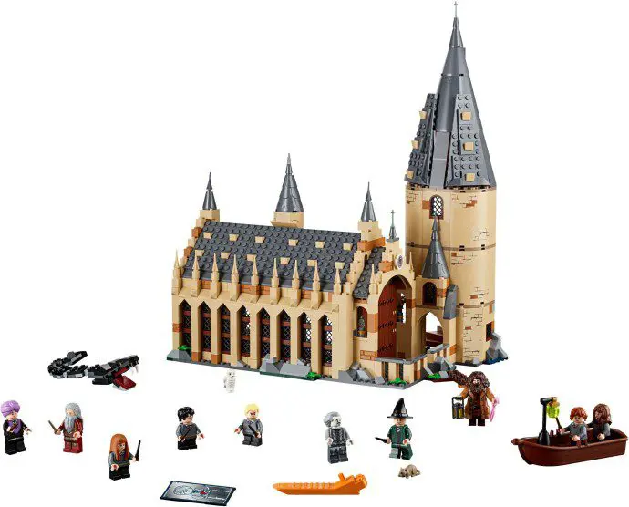 Wizarding world LEGO set display