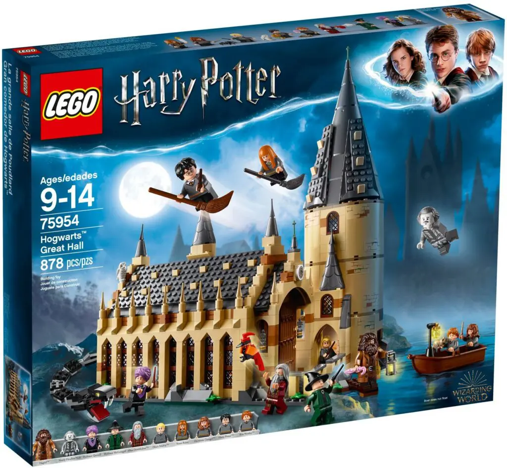 Wizarding World LEGO set packaging