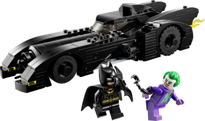 LEGO Batmobile with Batman and Joker minifigures