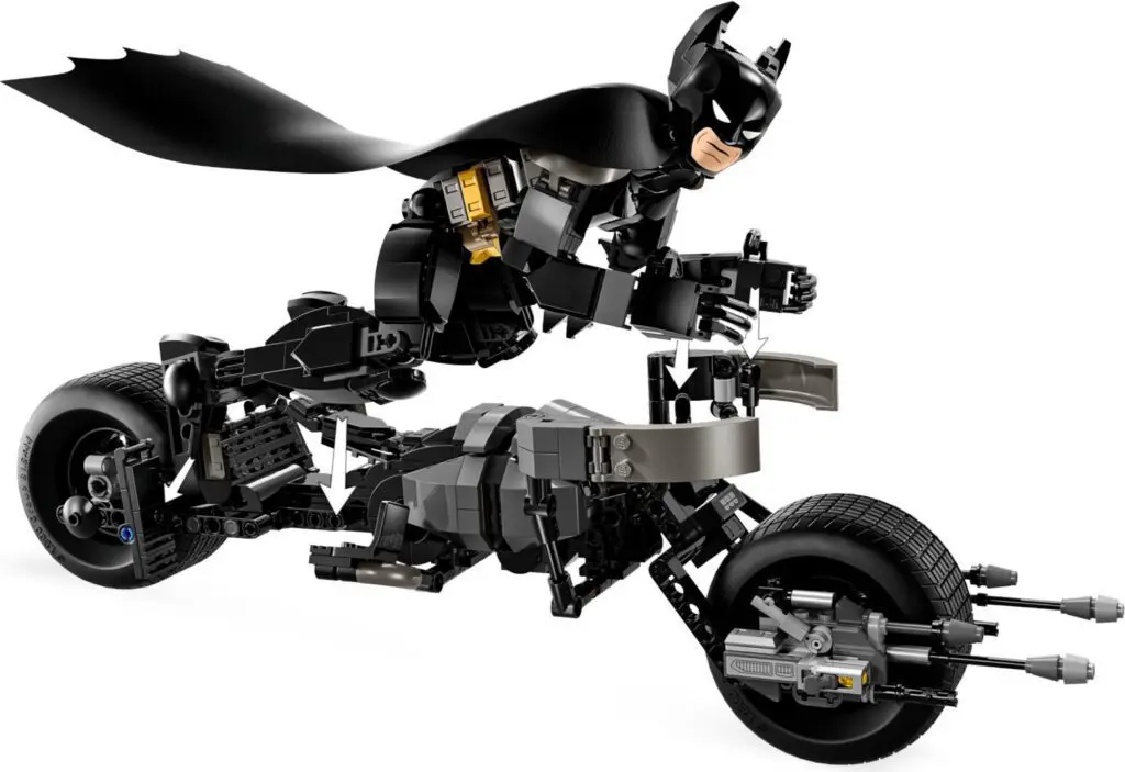 LEGO Batman on motorcycle toy