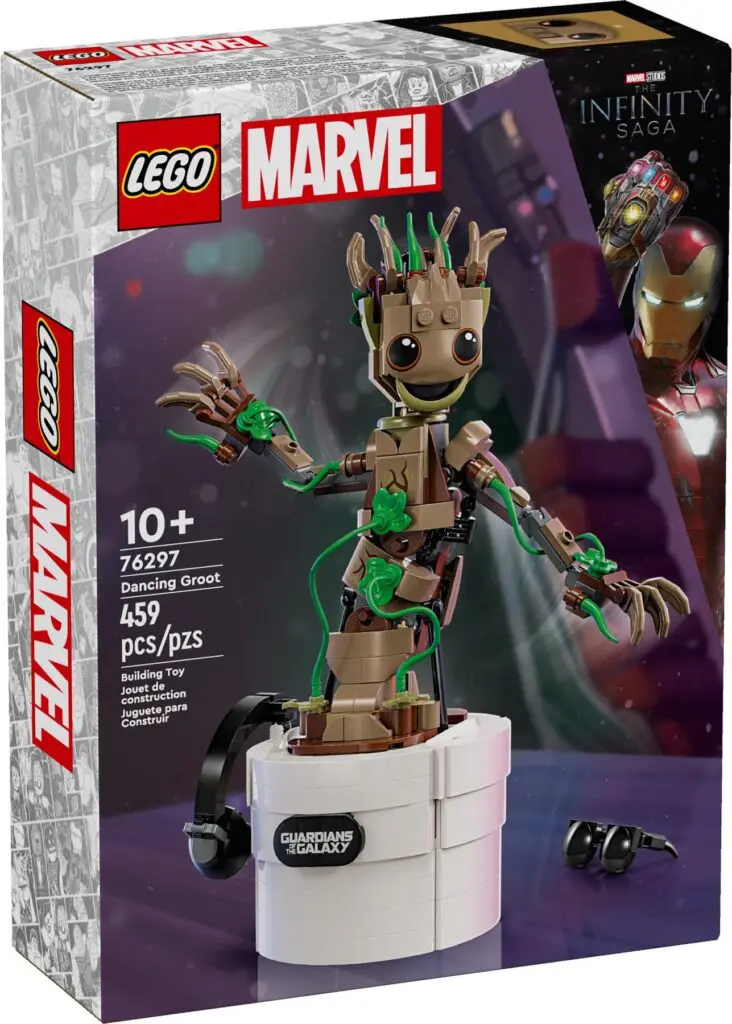 Dancing Groot LEGO set box