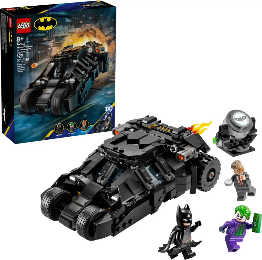 LEGO Batmobile set with Batman figures