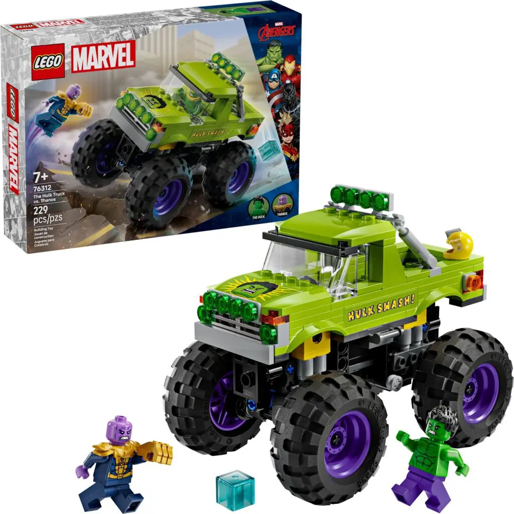 LEGO Marvel Hulk truck set